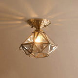 LuminaCraft Messing-Deckenlampe Sternform