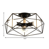 GeoLight – Geometrische Deckenleuchte aus Metall