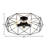 GeoLight – Geometrische Deckenleuchte aus Metall