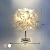 GlowFeather – Feder Tischlampe