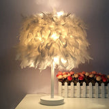 GlowFeather – Feder Tischlampe
