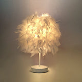 GlowFeather – Feder Tischlampe