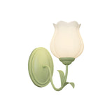 Blumelux – Glas Wandleuchte