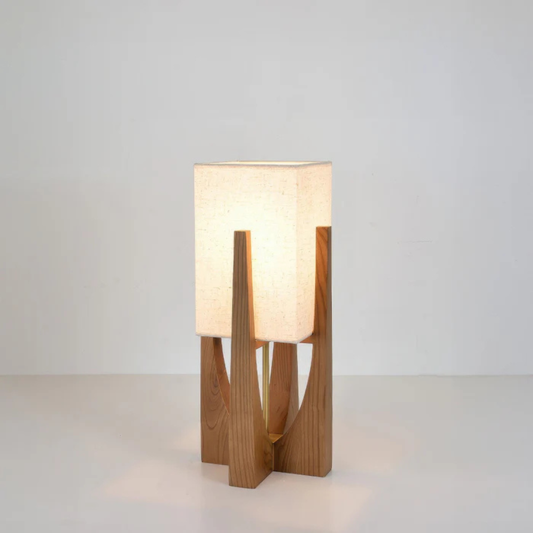 Luxora - Japanische Holz Stehlampe