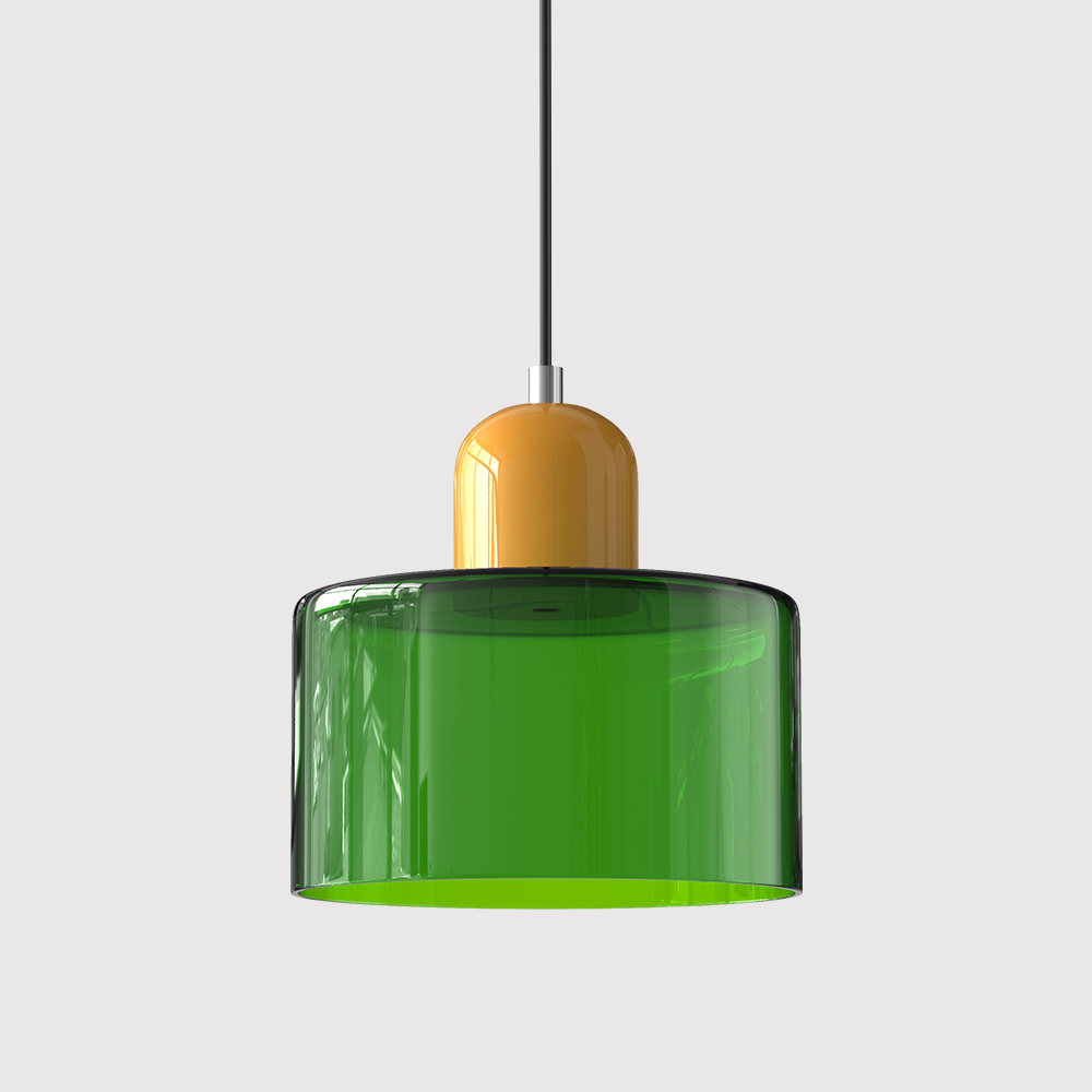 Bauhaus Glow – Glas Pendelleuchte