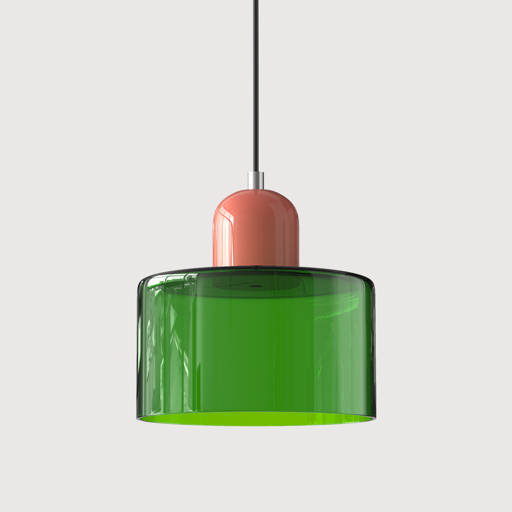 Bauhaus Glow – Glas Pendelleuchte