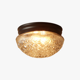 Luminexa – Deckenlampe aus Rippenglas