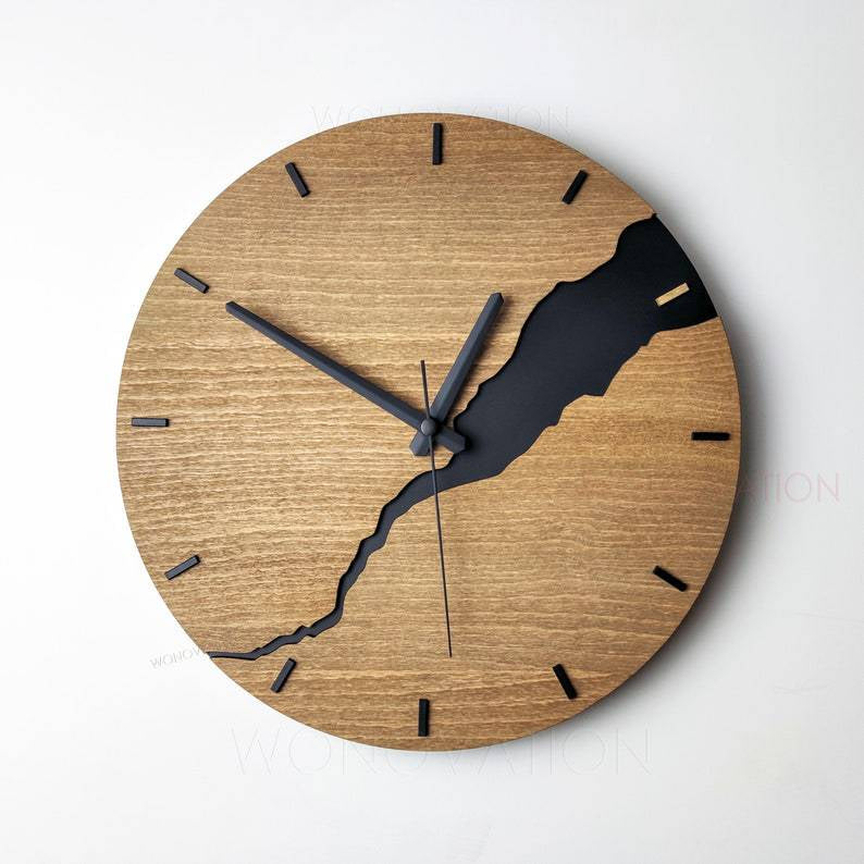 Trä LYX – Holz Wanduhr