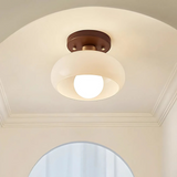Skia - Vintage Weiße Deckenlampe