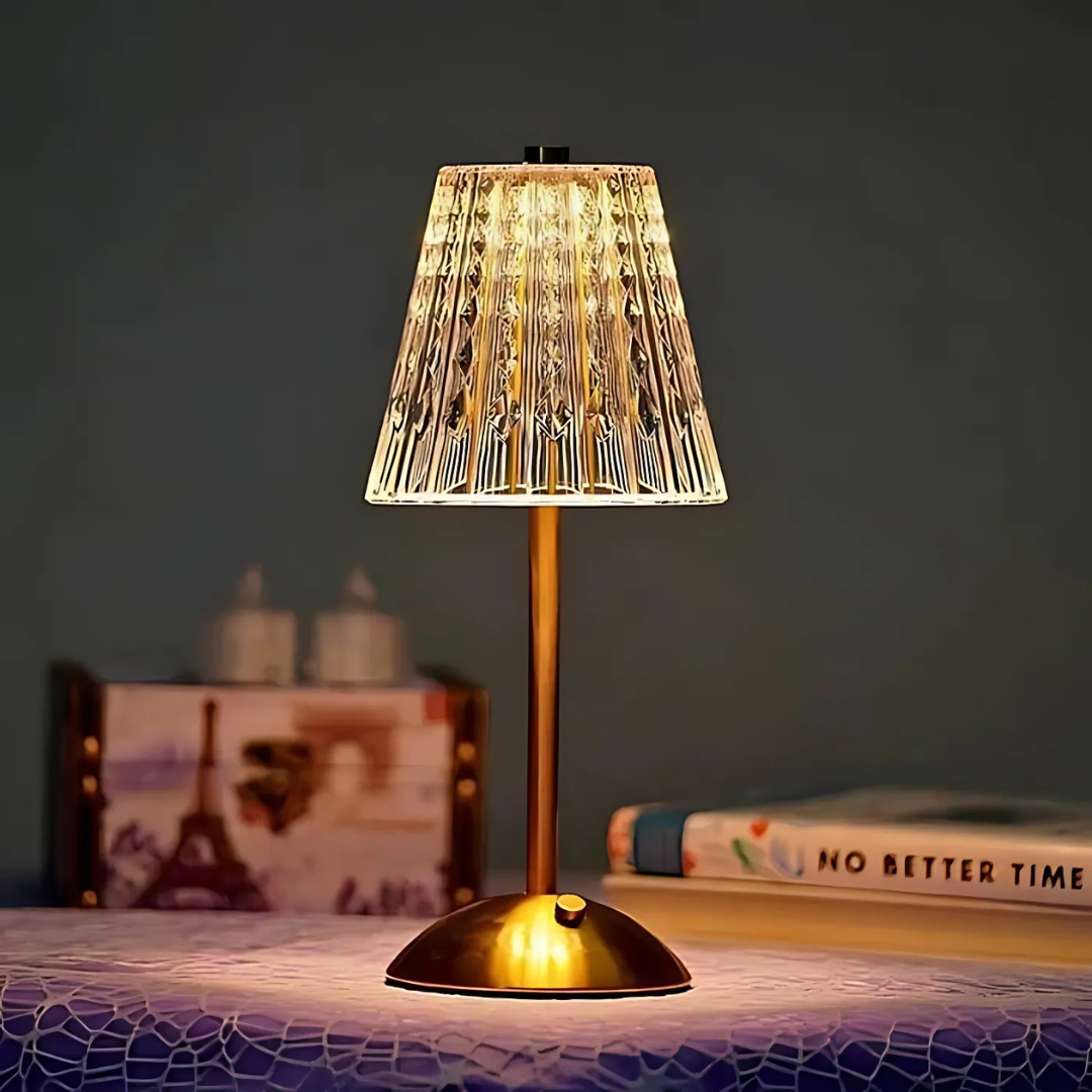 Kristall - LED Kristall Tischlampe