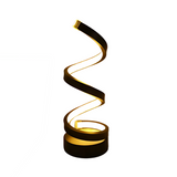 Leto – LED Tischlampe Spiralform