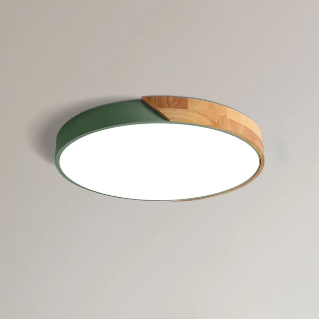 Delos - Skandinavische LED-Deckenlampe aus Holz