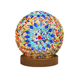 GloedNest – Sferische Glastischlampe
