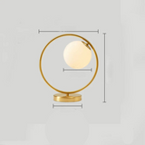 LumiAura – Messing Tischlampe