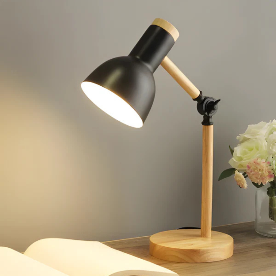 Nord - Verstellbare LED-Holzlampe