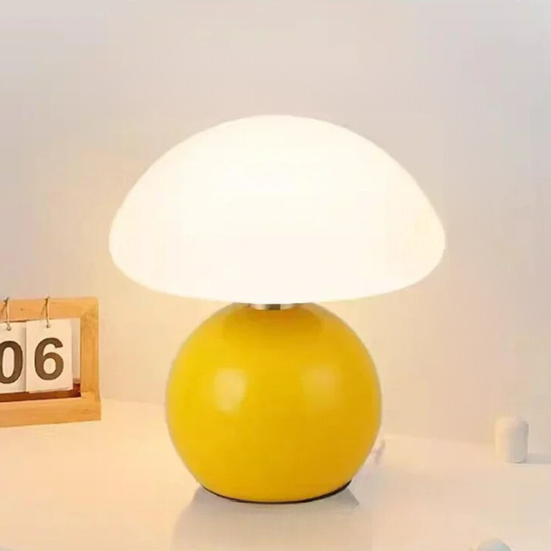 MushLuxe - Keramische Tischlampe