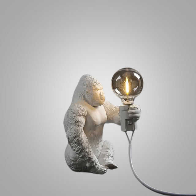 GorillaLux - Gorilla Tischlampe