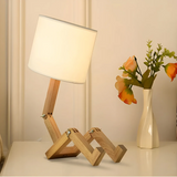 Rilna – Tischlampe aus Holz