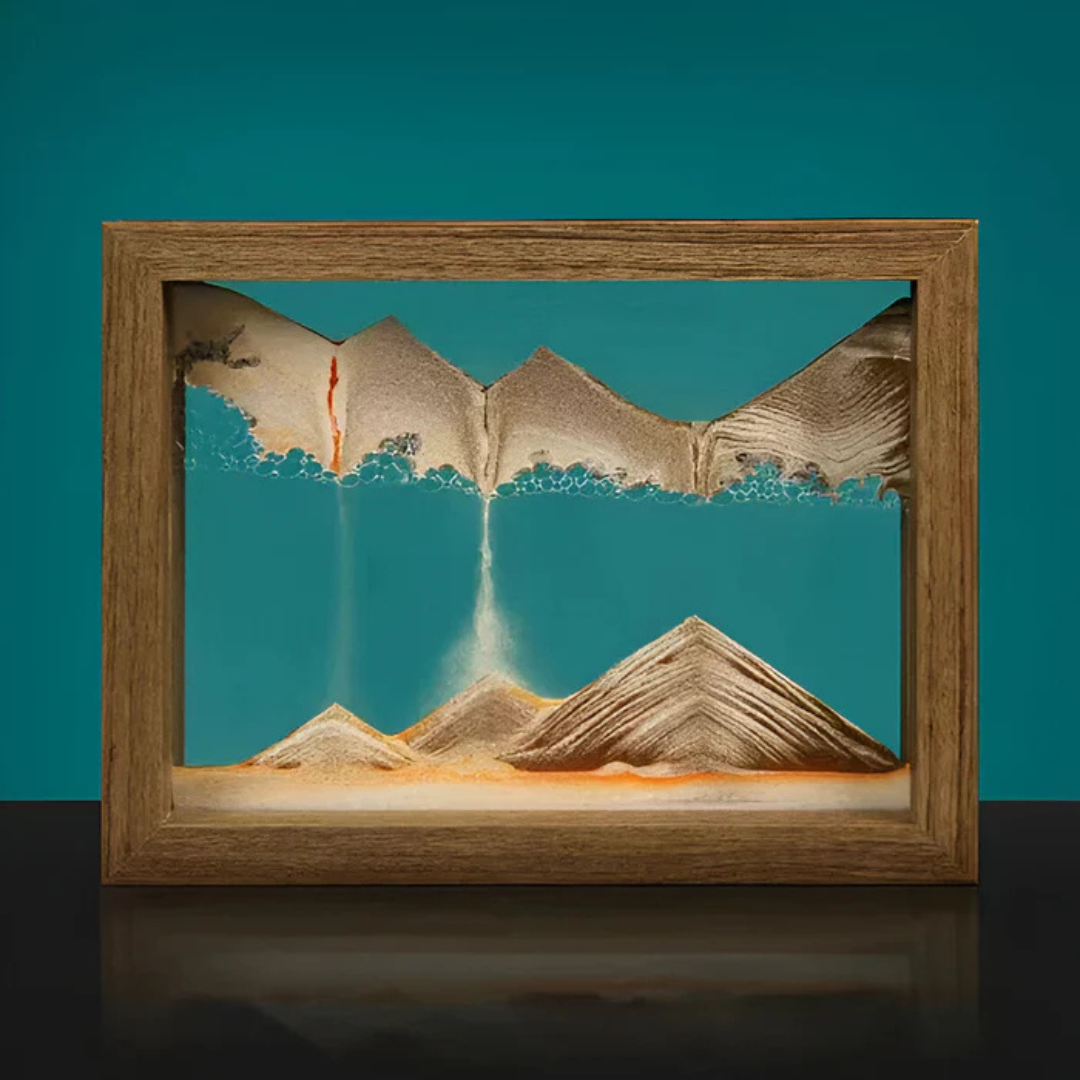 Piasek – Drehbare Sandskulptur