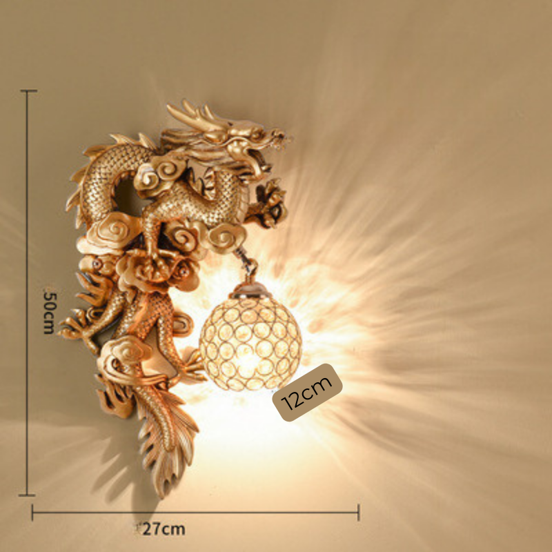DragonPhoenix – Wandlampe Dekor