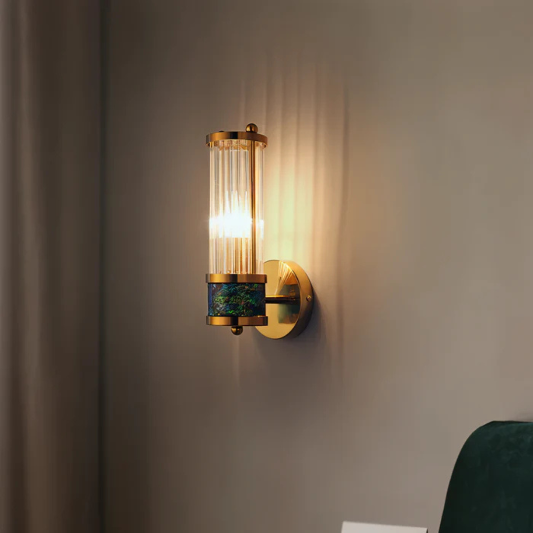 Lustra - Luxuriöse Goldene LED-Wandleuchte