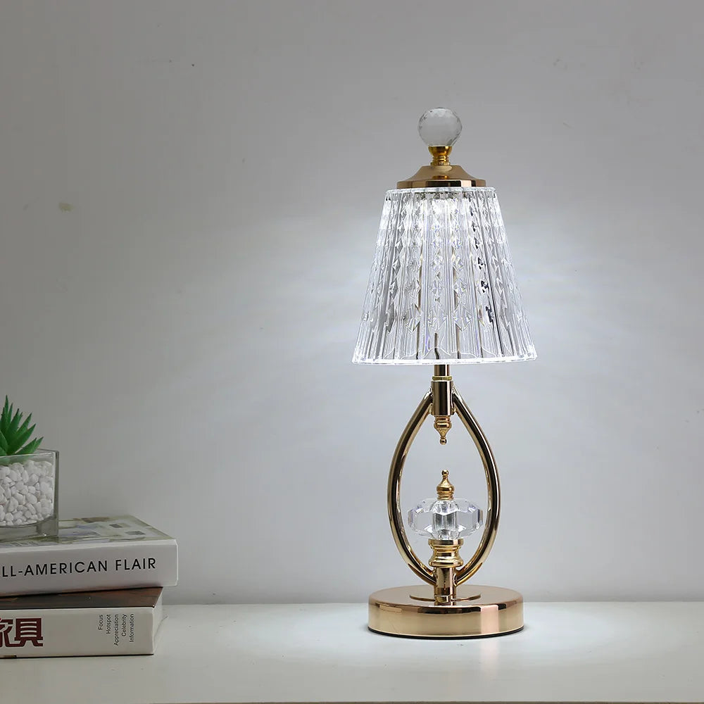 SparkleLume - Vintage Kristalllampe