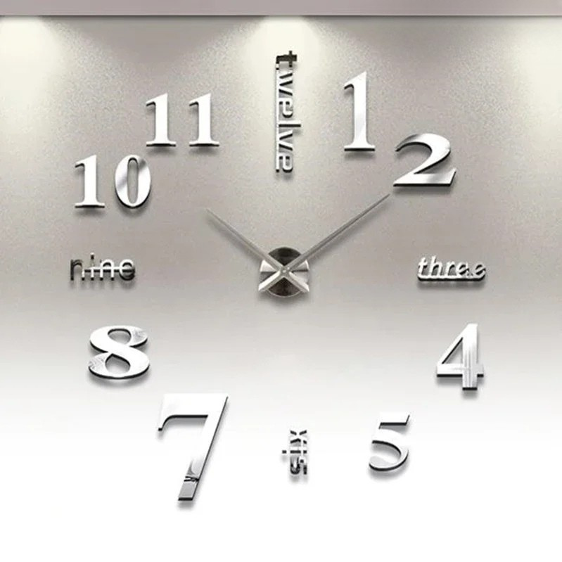 Spiegel - 3D Wanduhr