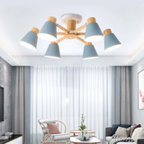 Fivra - LED-Deckenlampe mit Holzrahmen