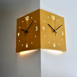 DualEdge - Moderne Wanduhr
