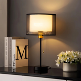 Lumis - Tischlampe mit Stoffschirm