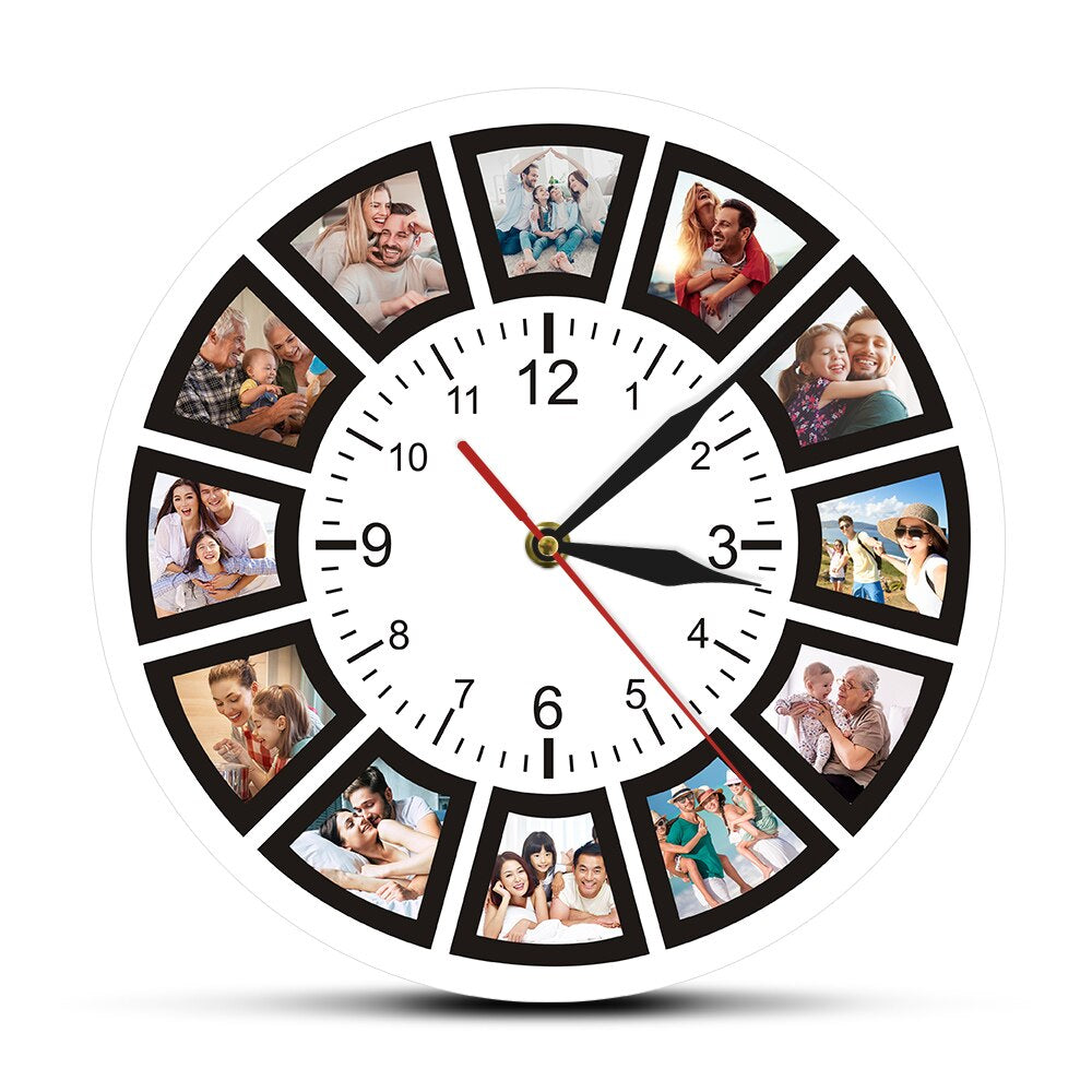 Luminoir - Fotocollage Uhr