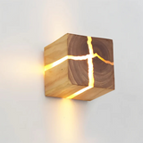 Juno - Holz LED Wandlampe | Stilvolle Innenwandlampe