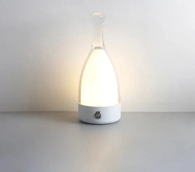 LuxeGlow - Glas Tischlampe