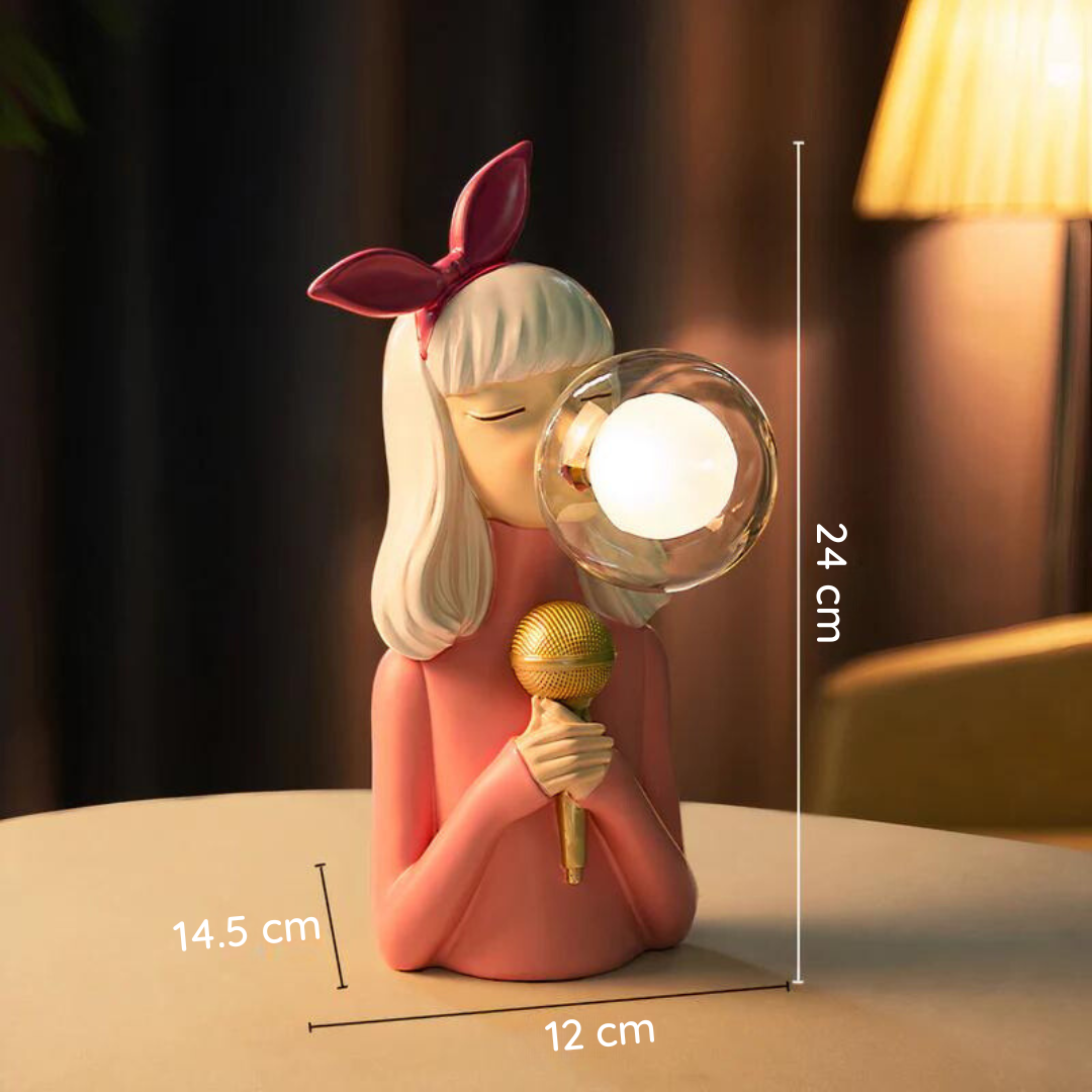 Glamora – Tischlampe im Kunststil