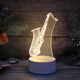 SaxGlow - 3D Saxophon Lampe