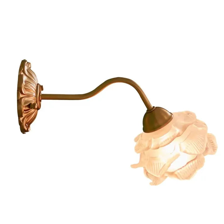 BlossomGlow – Kupfer Wandleuchte