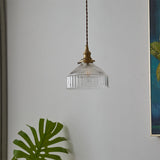 Rustik Loft – Hängelampe Glas gerippt