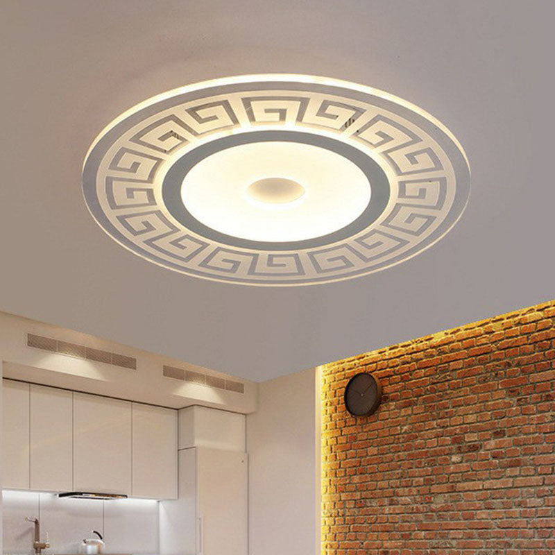 GreekKey - Acryl LED Deckenlampe