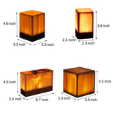Houthart - Kabellose Tischlampe