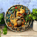 DinoTime - Dinosaurier Wanduhr