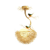 Marie - Goldene Pendelleuchte