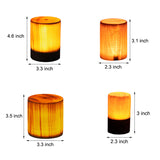 Houthart - Kabellose Tischlampe