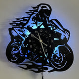 MotorTime - Vinyl Wanduhr