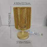 BarrelGlow - Holz Tischlampe