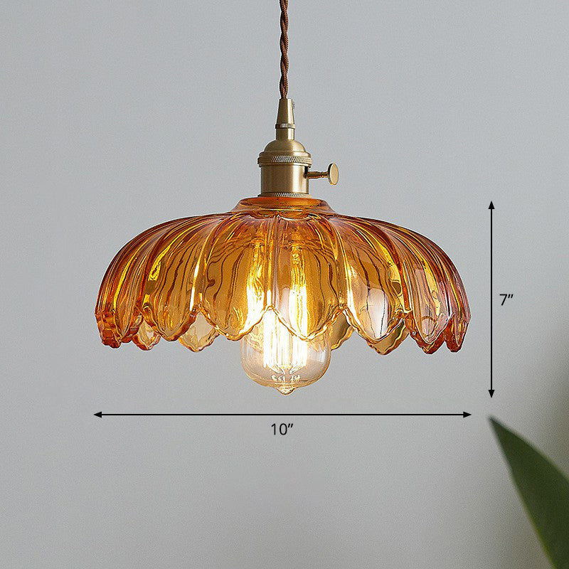 Glasblomma – Glas Pendelleuchte