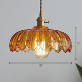 Blomma – Vintage Glas Hängelampe
