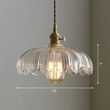 Blomma – Vintage Glas Hängelampe