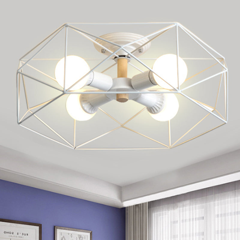 GeoLight – Geometrische Deckenleuchte aus Metall