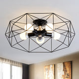 GeoLight – Geometrische Deckenleuchte aus Metall