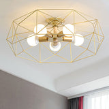 GeoLight – Geometrische Deckenleuchte aus Metall